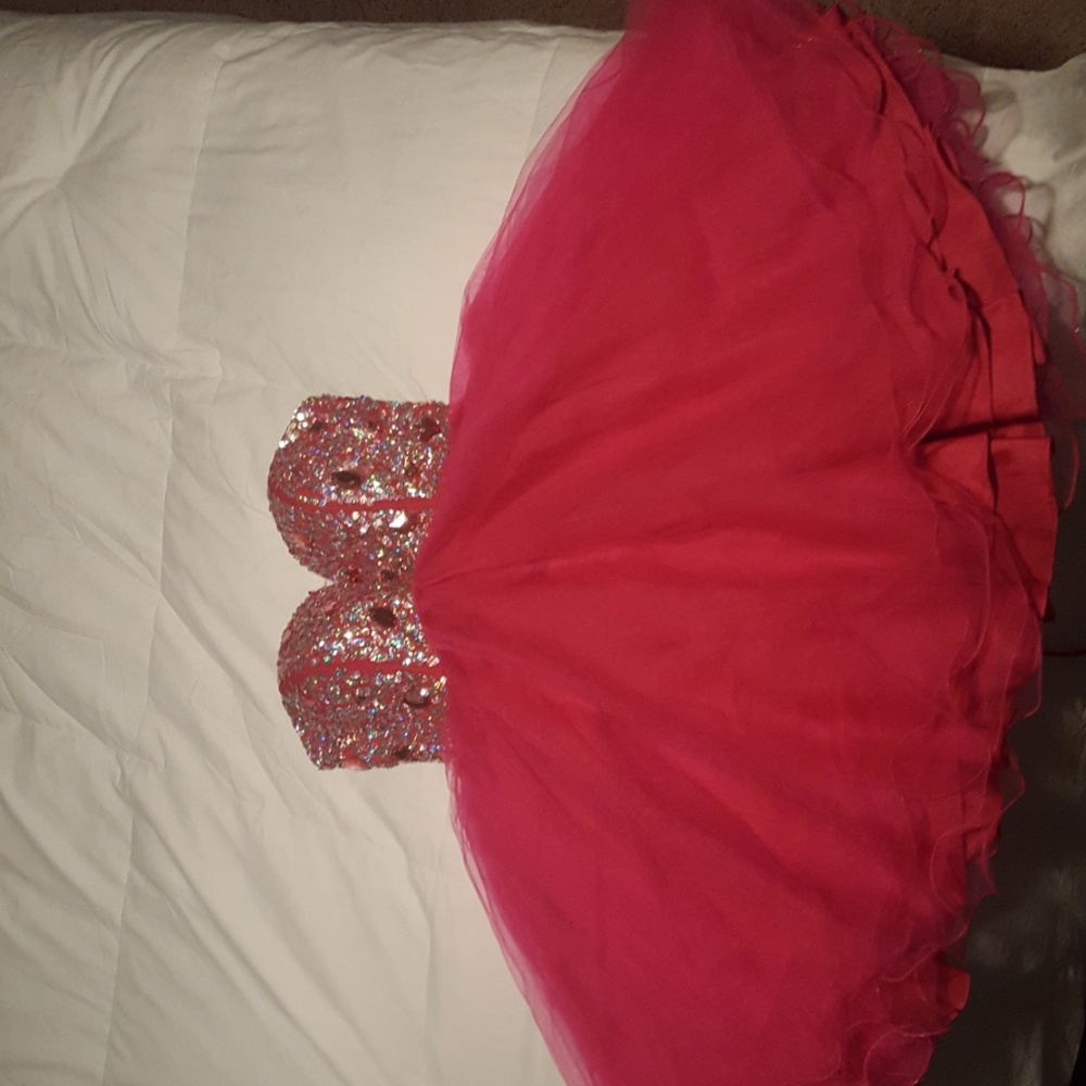 Short length prom dress